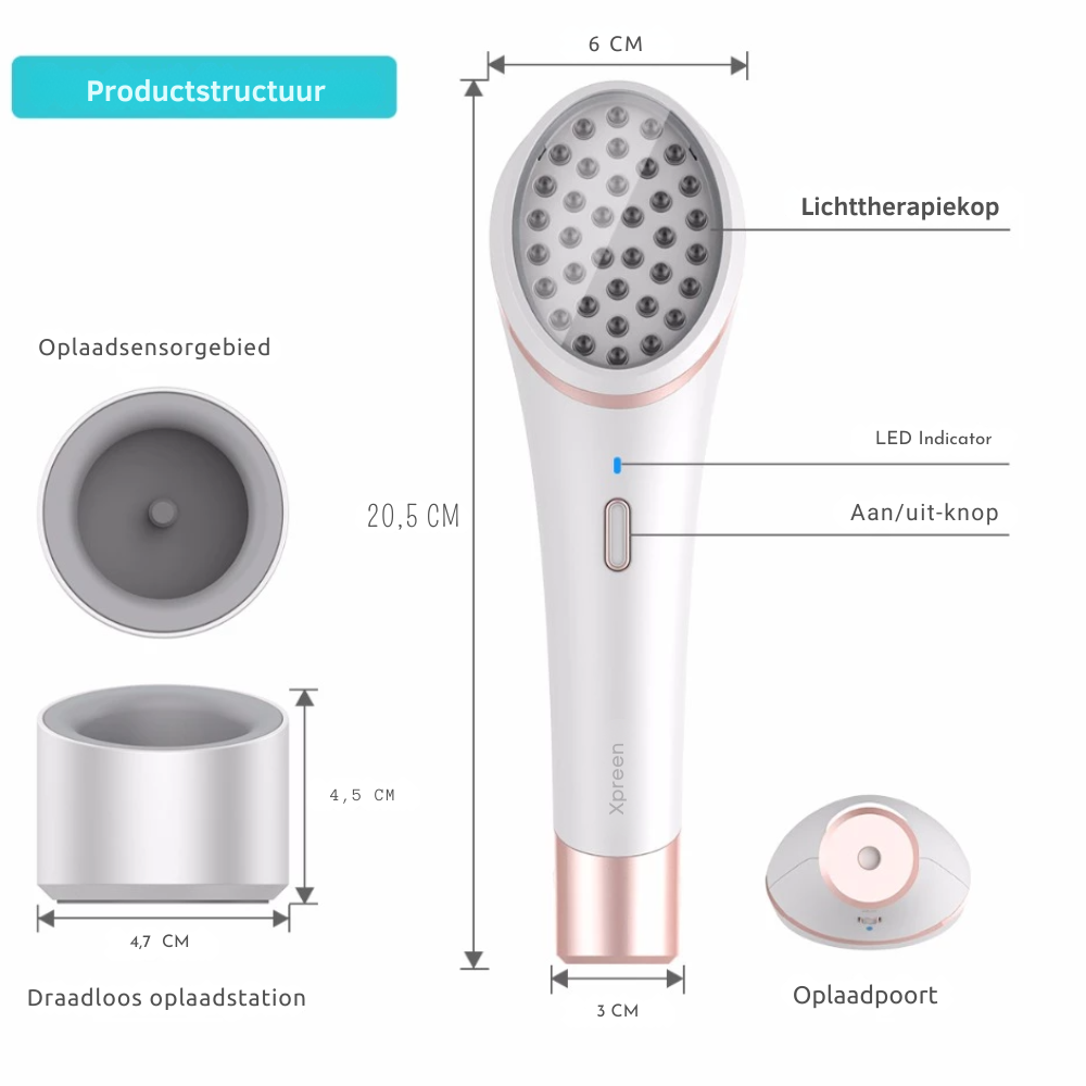 7-in-1  EMS & LED Facial Massager